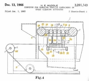 Hold Down Conveyor Patent 1966
